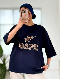 تیشرت لانگ VIP تیکه دوزی پلنگی (BAPE) قیمت هر عدد تیشرت : 725000 قیمت بسته 8 عددی :